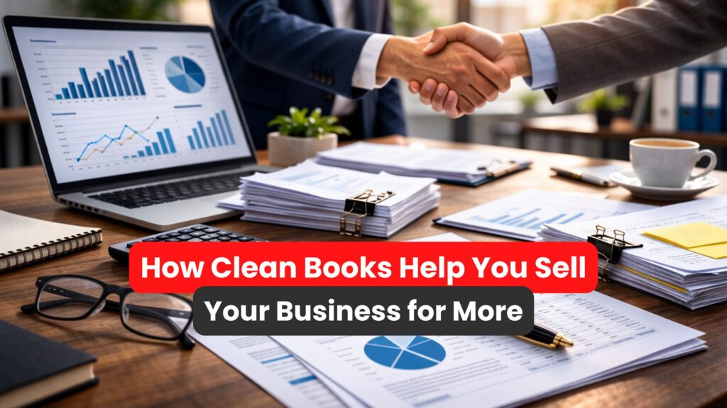 How Clean Books Help You Sell Your Business for More